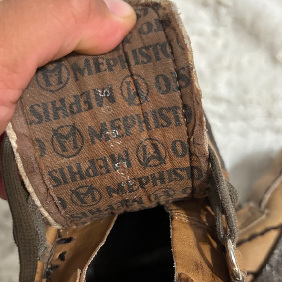 Mephisto Rainbow lace-up shoes in brown leather - Picture 10 of 13